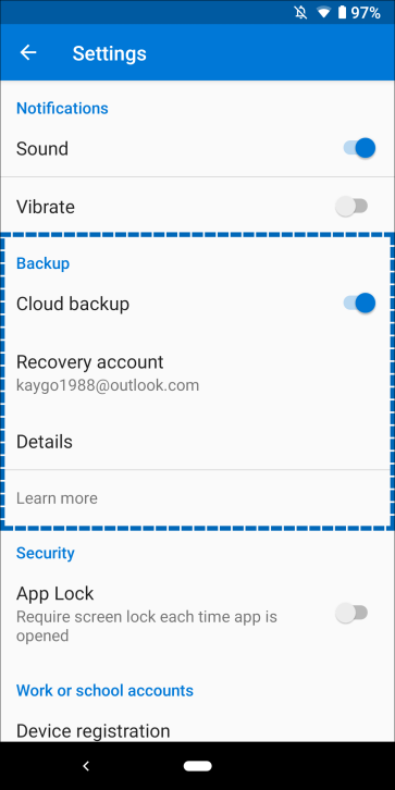 Backup Authenticator App Android Education Technology | Diocese of Lincoln Schools
